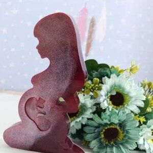 Mother with Child Pregnancy Candle